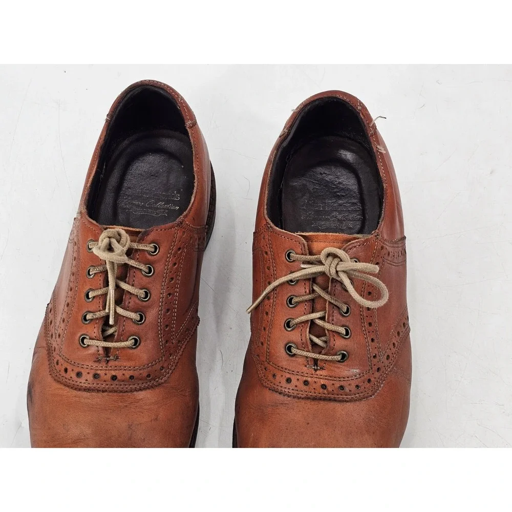 Allen Edmonds First Cut Golf‎ Shoes Leather Walnut Honors Collection Mens 8